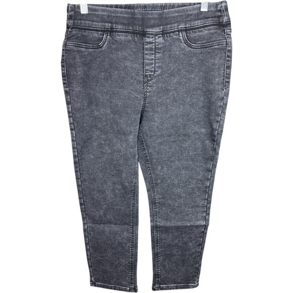 Denim & Co. Black Wash Stretch Cotton Blend Petite Pants Size Small NWOT - Picture 1 of 10